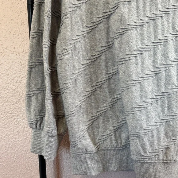 Simply Vera Vera Wang Light Gray Knit Top - Picture 3 of 5